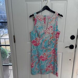 Lilly Pulitzer Blue and Pink Dress